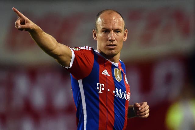 All eyes will be on Arjen Robben's Bayern Munich