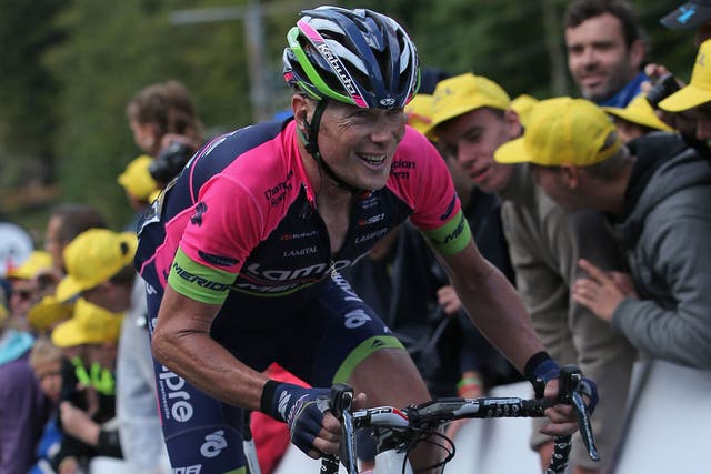 Defending champion Chris Horner was pulled out by his Lampre-Merida team on medical grounds