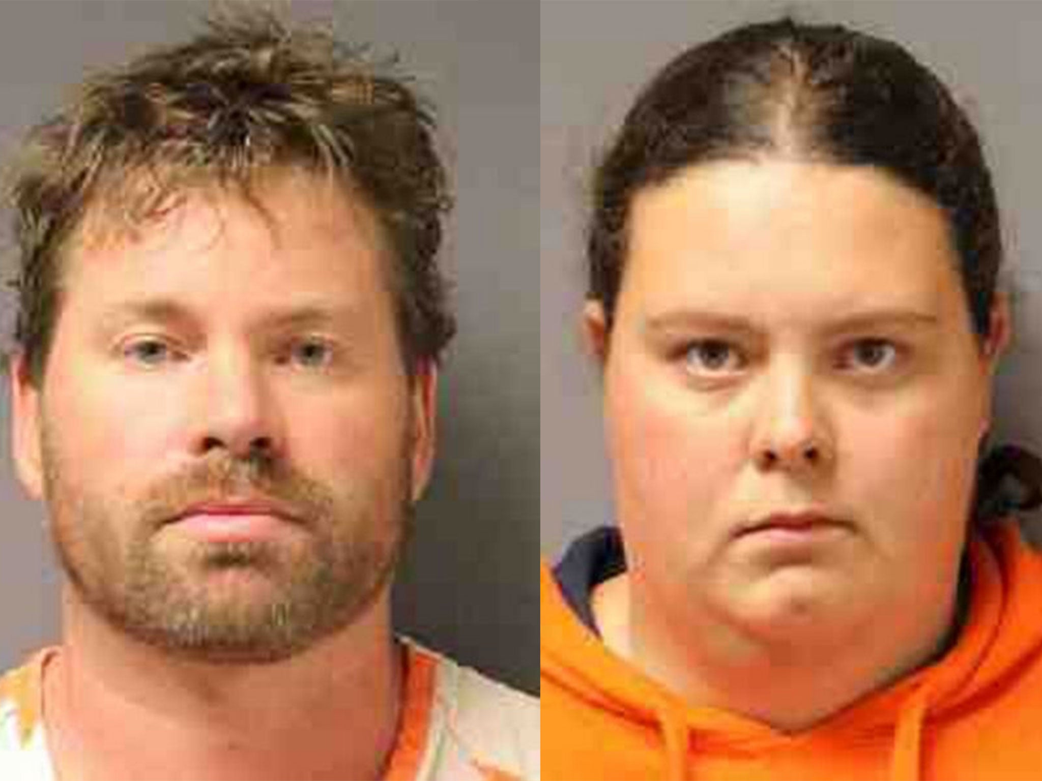 Stephen Howells II, 39, Nicole Vaisey, 25, were taken into custody in connection with the kidnapping of two young Amish sisters from their family farm stand near New York's border with Canada, the county district attorney said on Friday.