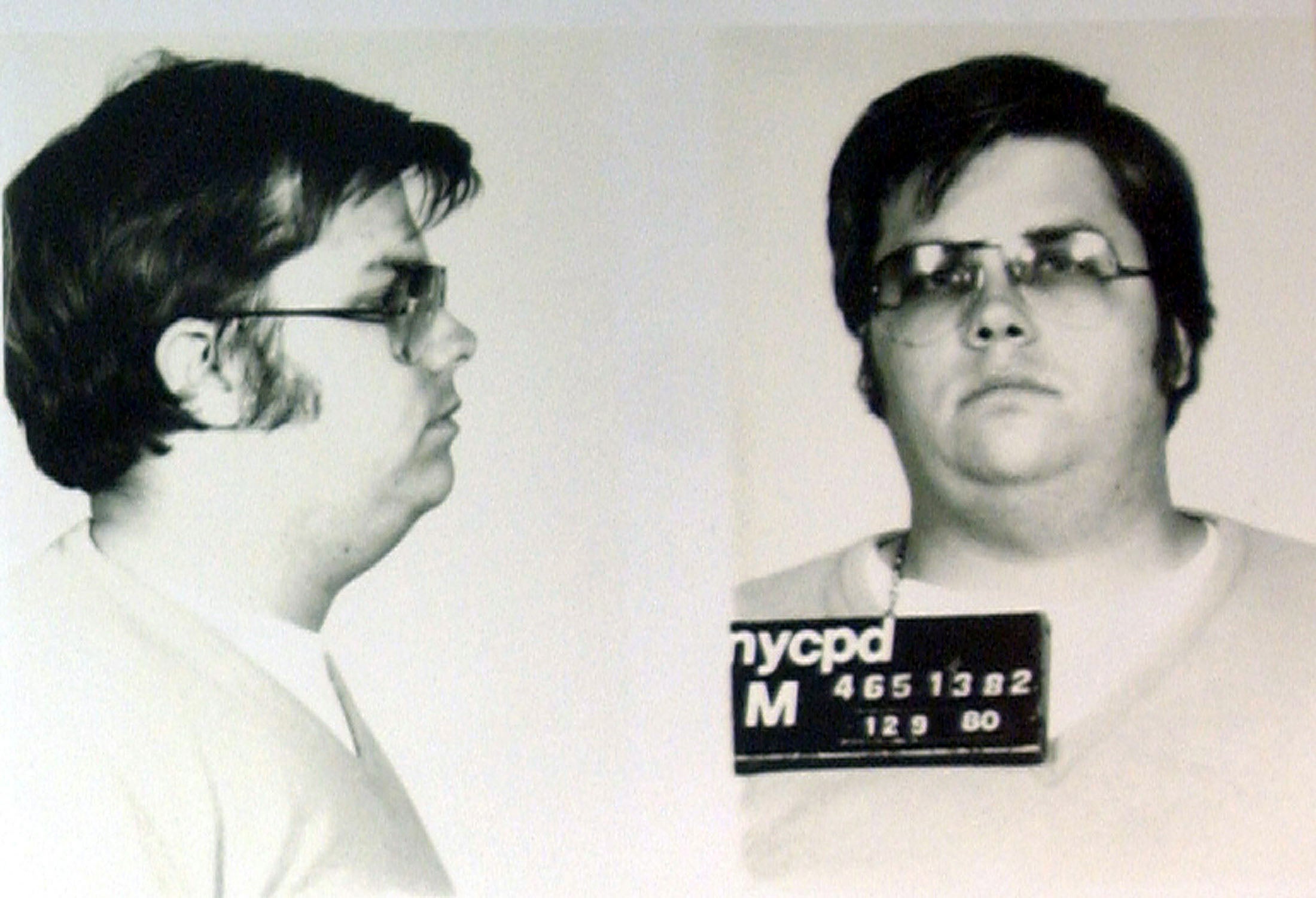 A mugshot of Chapman after he was jailed for 20 years to life for John Lennon's murder in December 1980