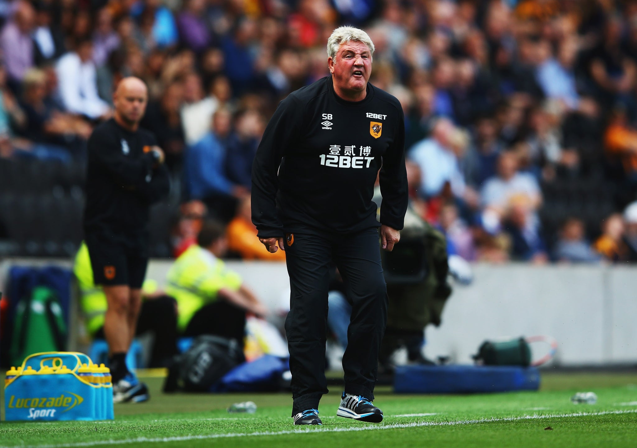 Steve Bruce was visibly furious with the decision but his side remained calm and refused to let Stoke City's possession game tire them out.