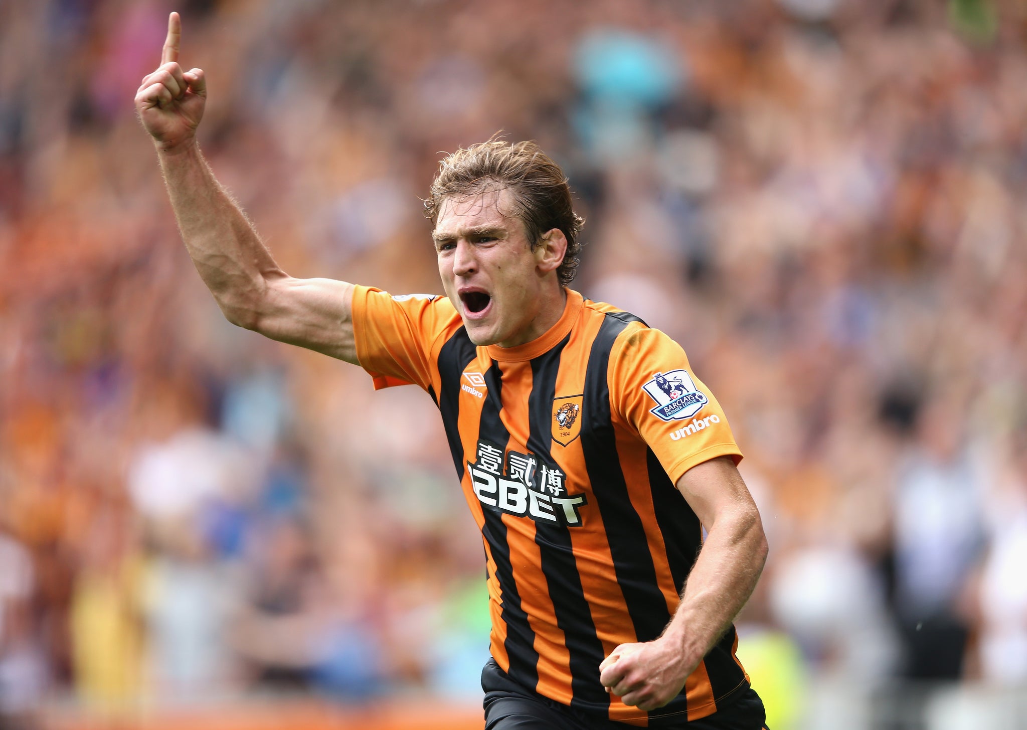 Nikica Jelavic, on the stroke of half-time, then lifted the mood at the KC Stadium