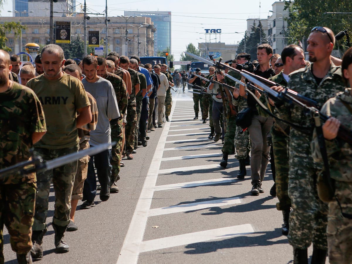 Ukraine crisis: pro-Russian separatists mark Ukrainian independence day ...