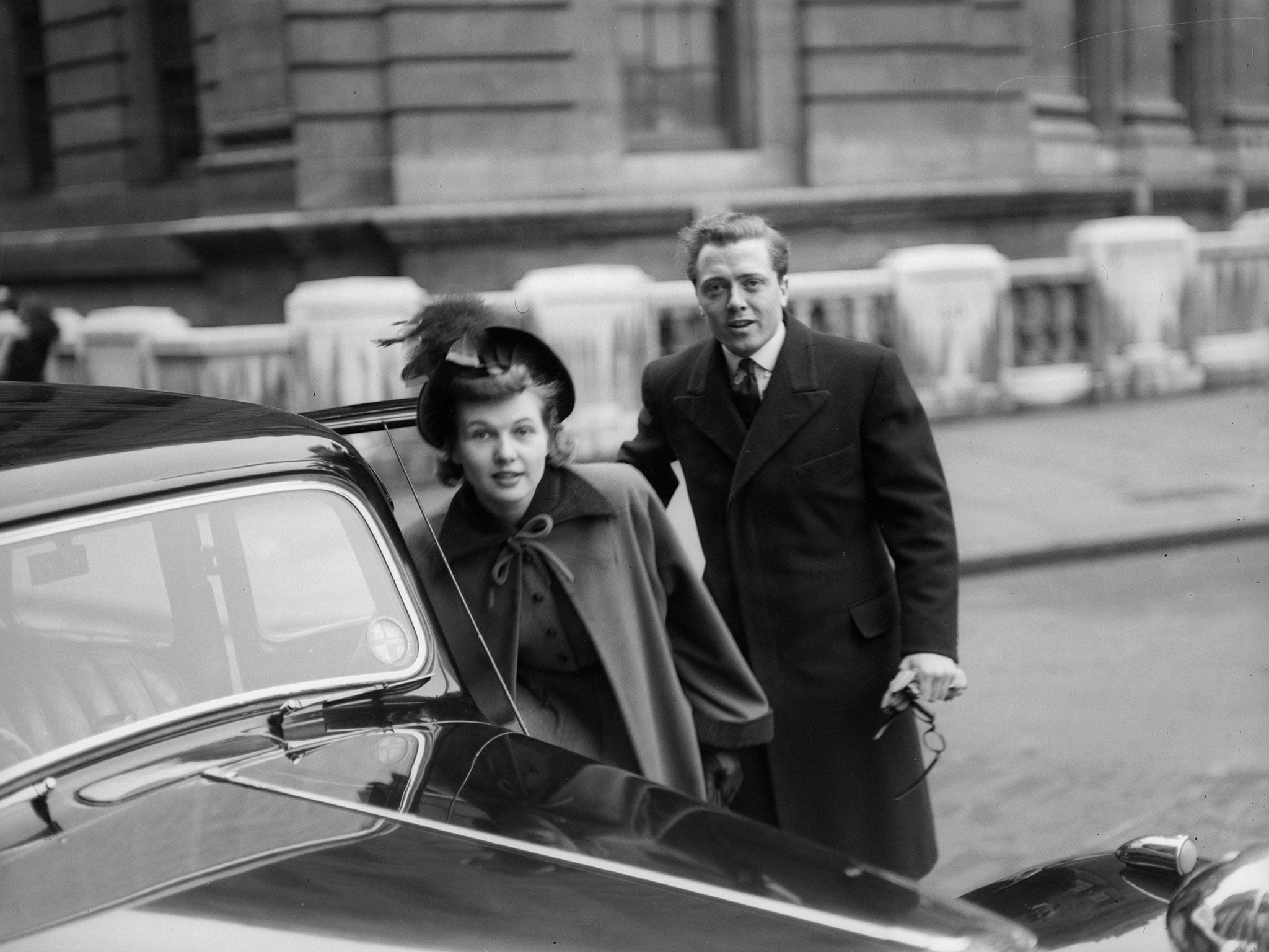 Richard Attenborough with his wife, Sheila Sim