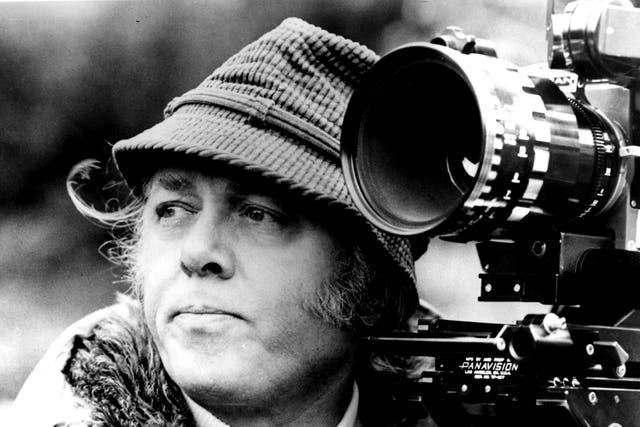 Richard Attenborough shooting his film 'Magic' in 1979