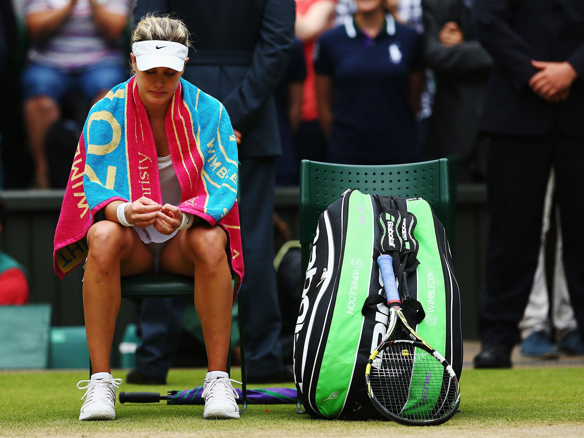 Eugenie Bouchard comes to terms with her defeat in this year’s Wimbledon final