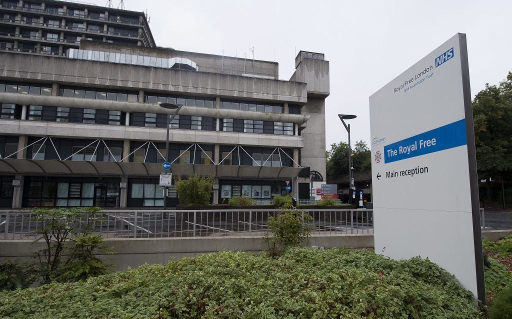 Bosses at the Royal Free Hospital in Hampstead have banned politicians for using the site “for political ends”