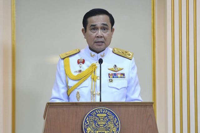 60-year-old General Prayuth Chan-ocha was the only candidate in the election