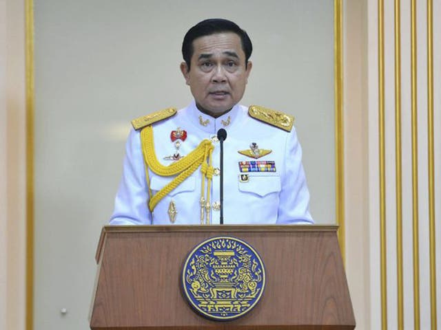 60-year-old General Prayuth Chan-ocha was the only candidate in the election