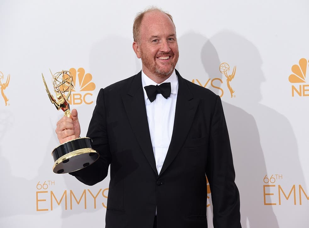 Louis CK won an award for writing in his semi-autogbiographical comedy series Louie