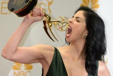 Emmys 2014: Sarah Silverman pulls out 'liquid pot' live on red carpet 'I like to have a puff as a treat, at appropriate times'