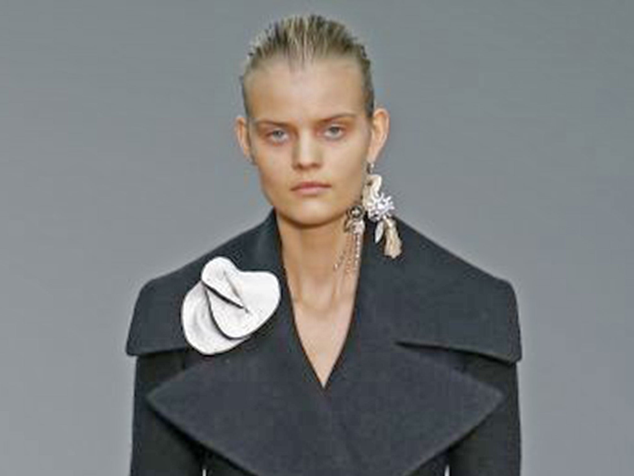 Statement earrings by Phoebe Philo at Céline