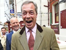 Nigel Farage elected as Ukip candidate for South Thanet