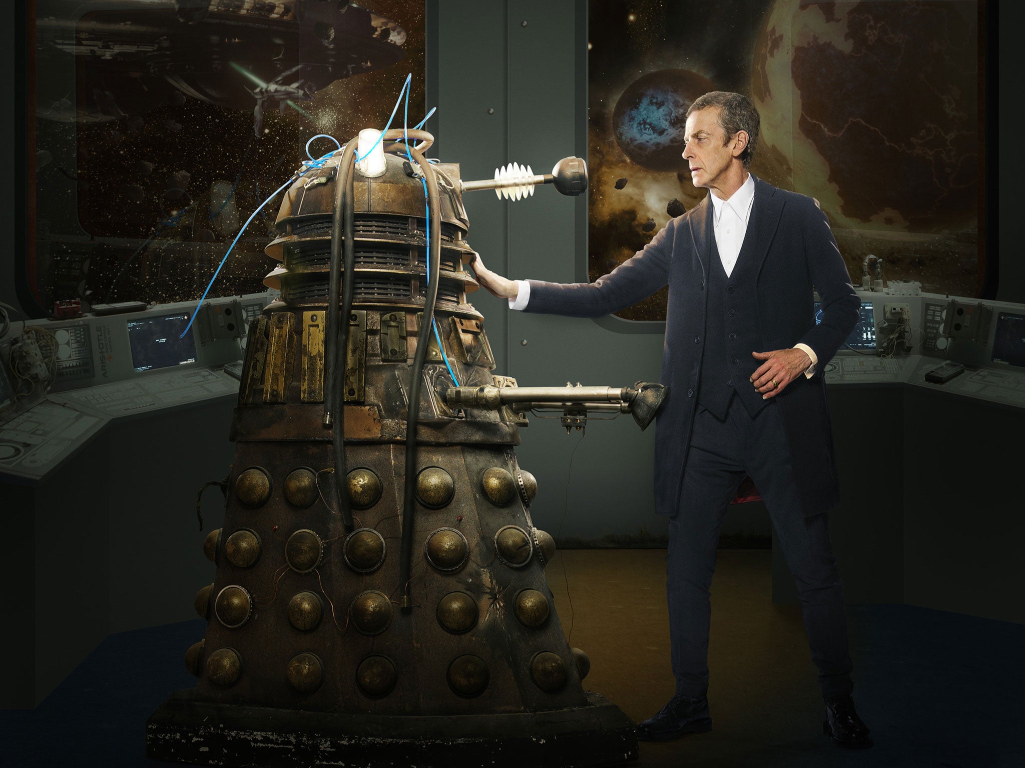 The Doctor and the Dalek meet