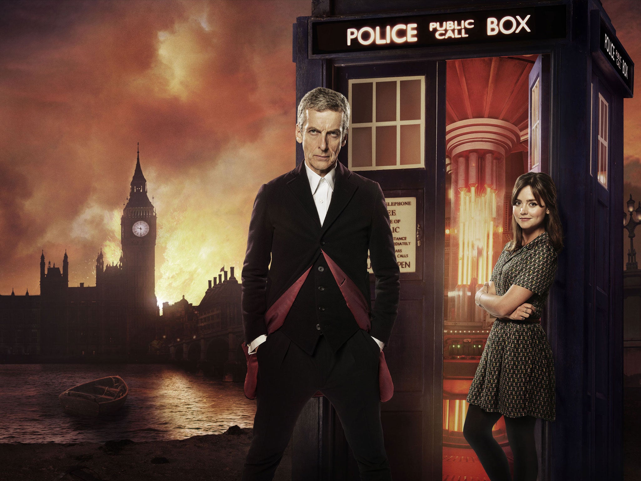 Clara and the twelfth Time Lord embark on their first Doctor Who adventure