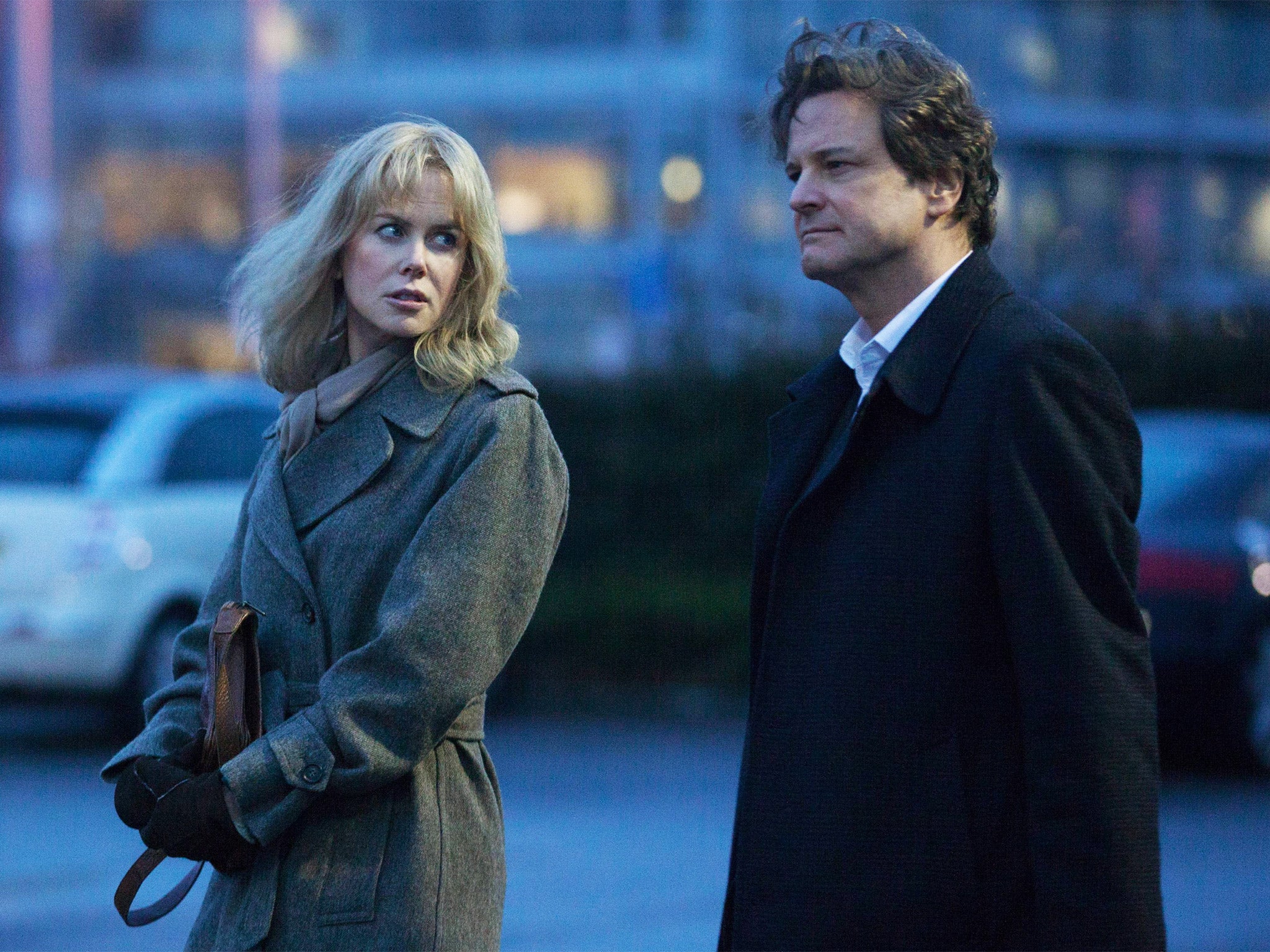 Eyes wide open: Nicole Kidman and Colin Firth in ‘Before I Go to Sleep’