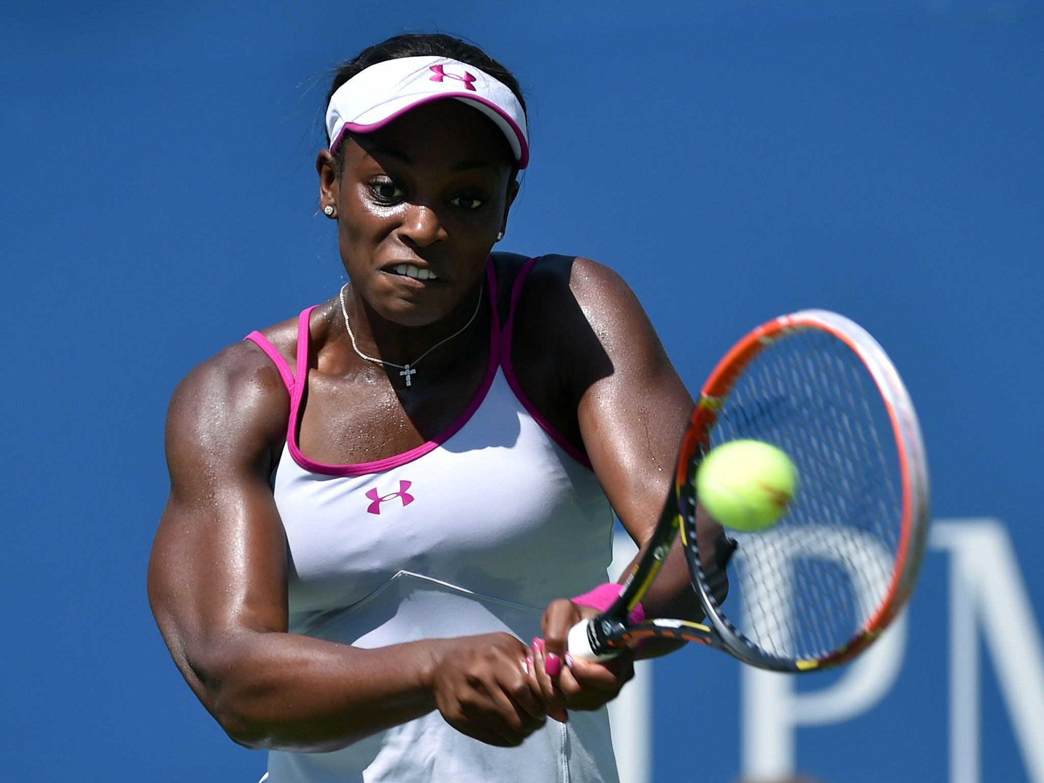 US Open Sloane Stephens crashes out after defeat to world no 96 Johanna Larsson The Independent The Independent