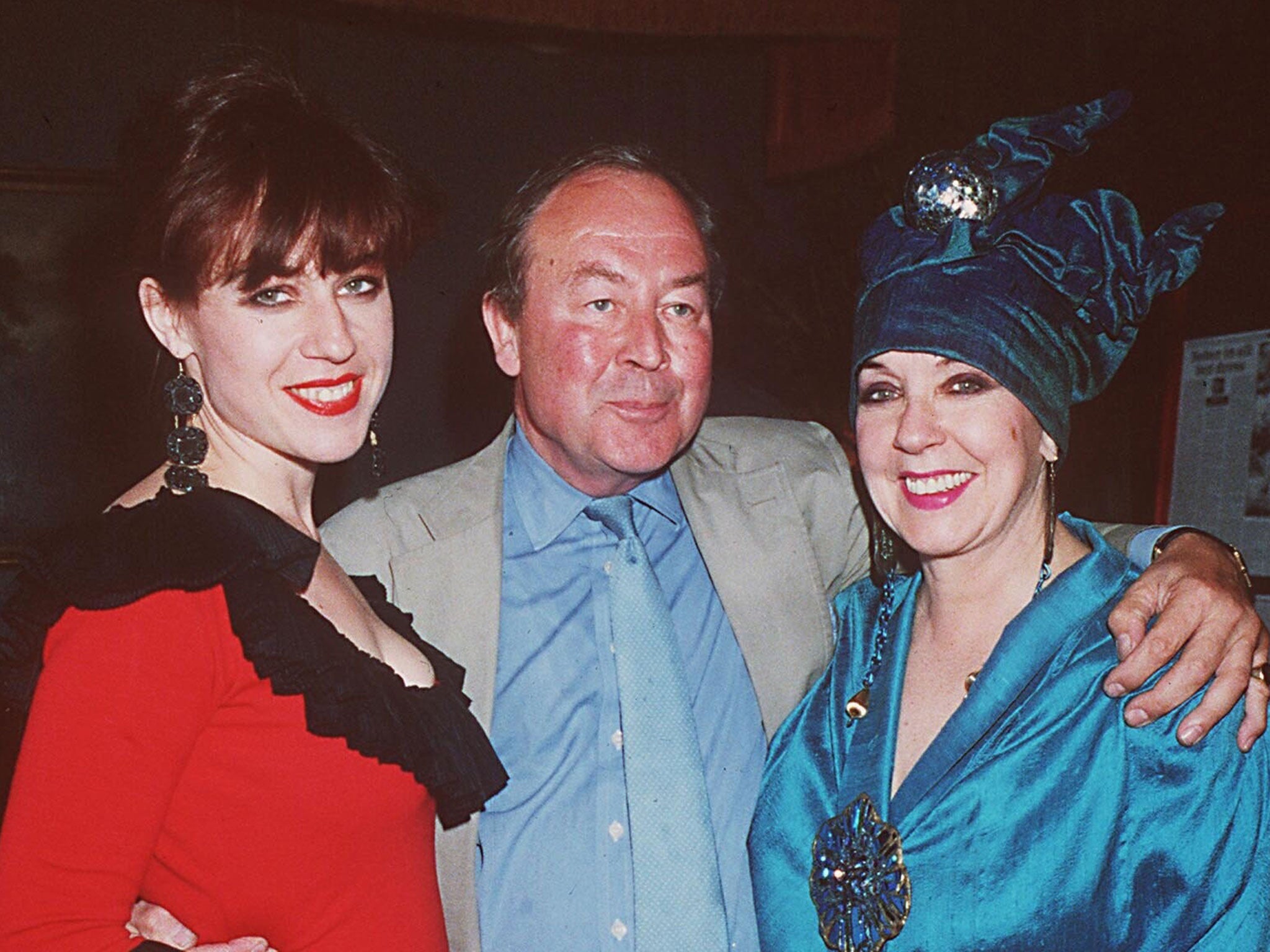 Michael Parkin in 1993 with his daughter Sophie, left, and his first wife, the writer and artist Molly
