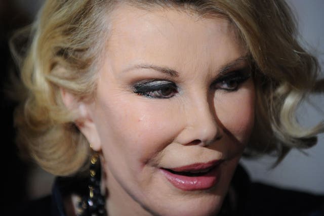 Joan Rivers pictured in 2009 