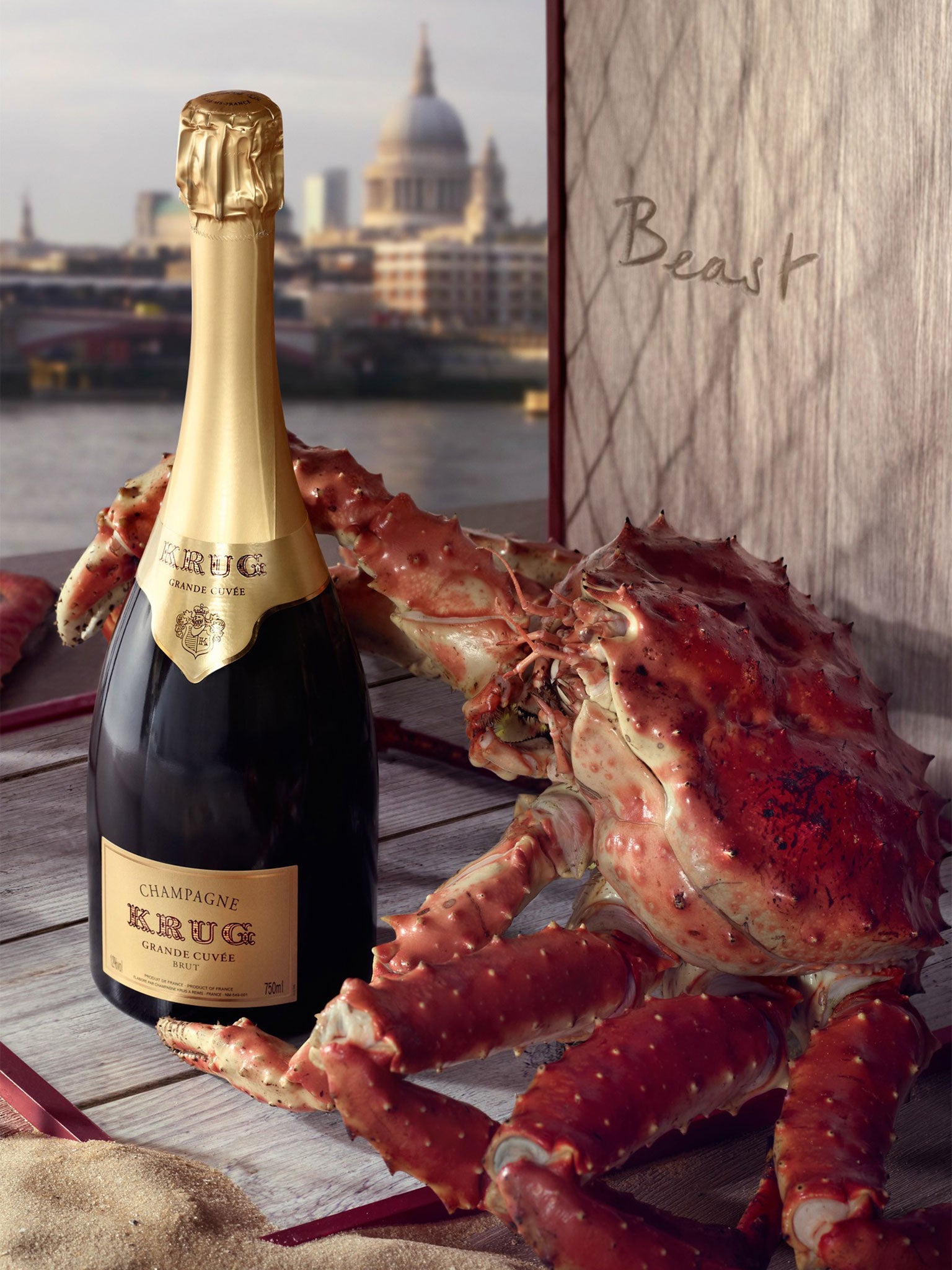 Claw hammered: combine champagne and crustaceans at the Krug and Beast pop-up