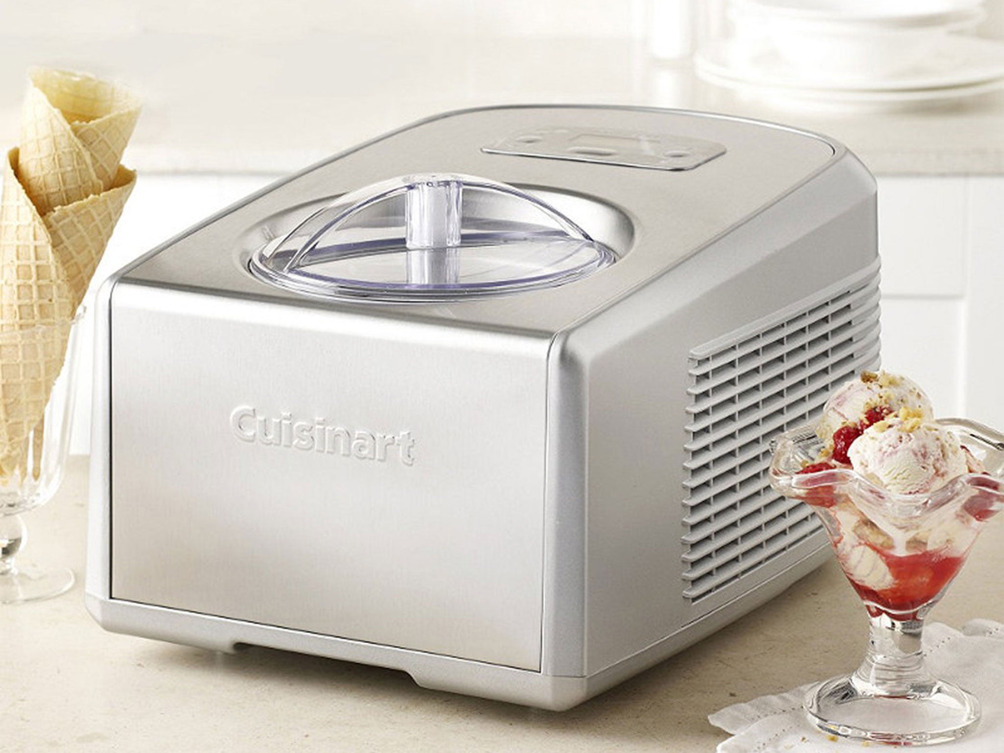 The Cuisinart gelato and ice-cream maker