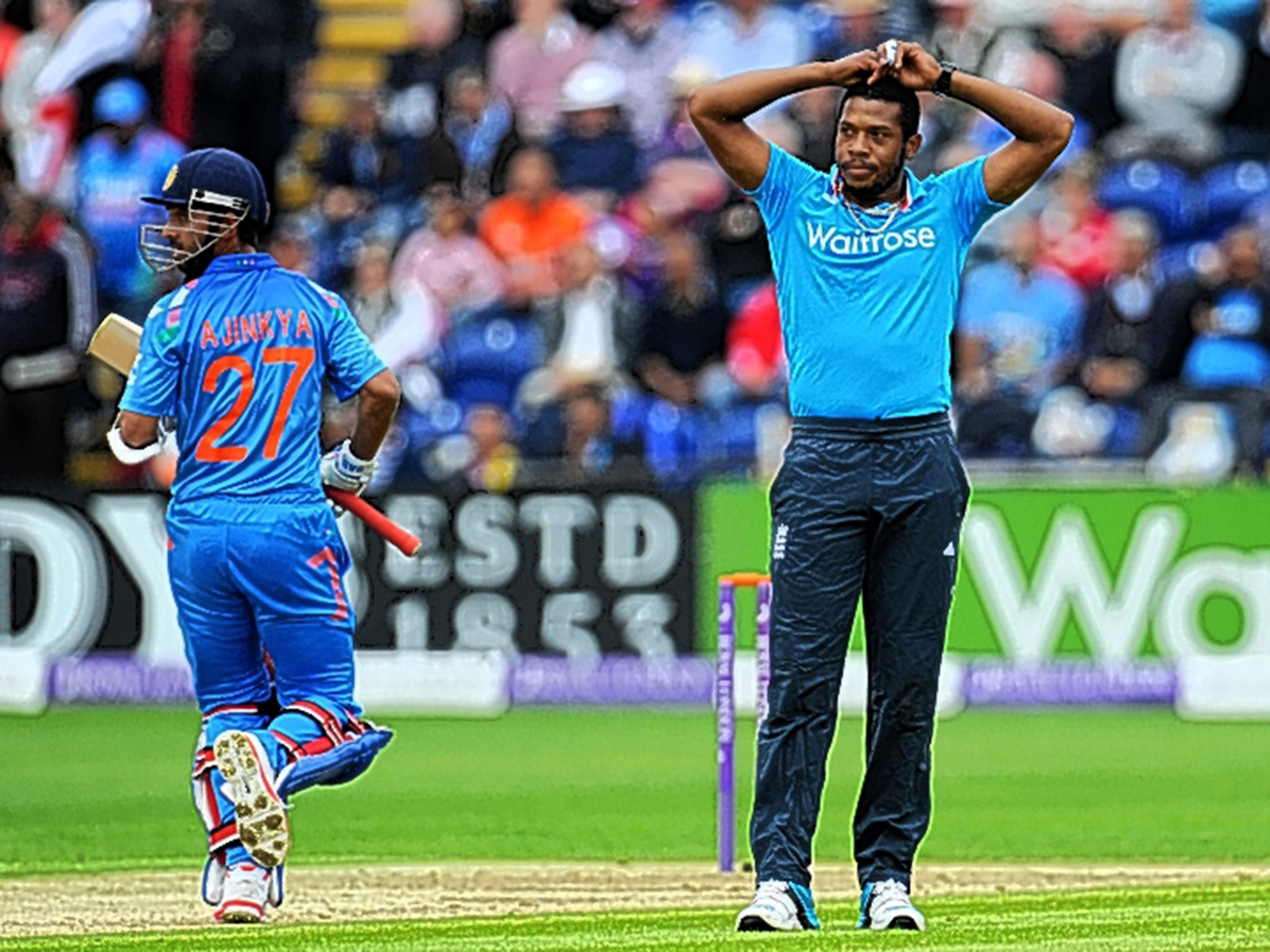 Chris Jordan looked a shadow of his former self during England’s defeat in Cardiff