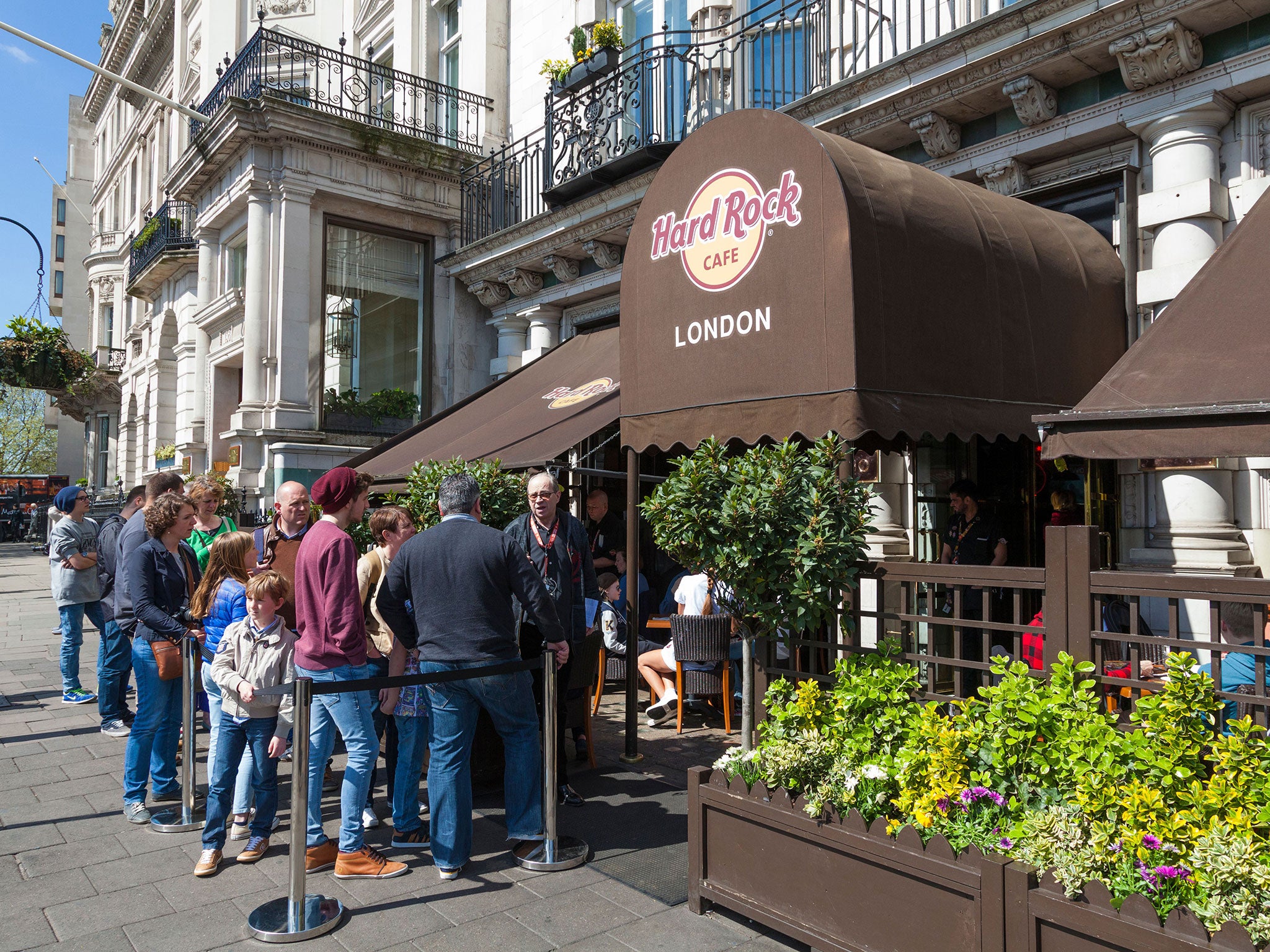 Rock on: the Piccadilly branch of the Hard Rock Café