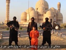 Isis video shows beheading of Kurdish man in Iraq