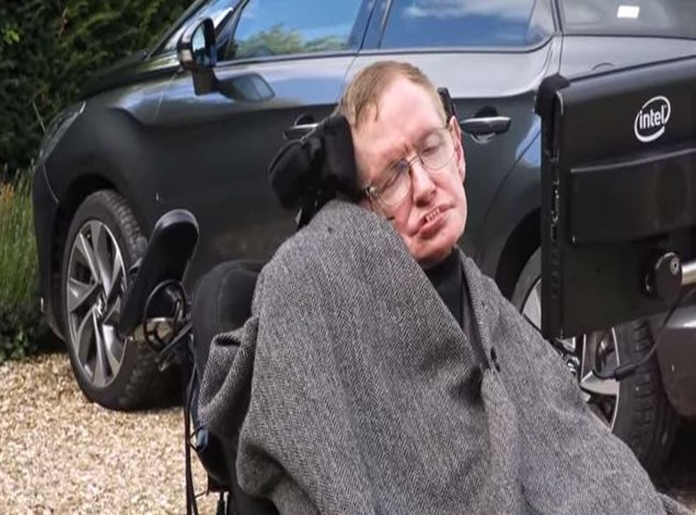 Stephen Hawking has done the ice bucket challenge
