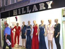 Kosovo pays homage to Hillary Clinton with a clothing shop