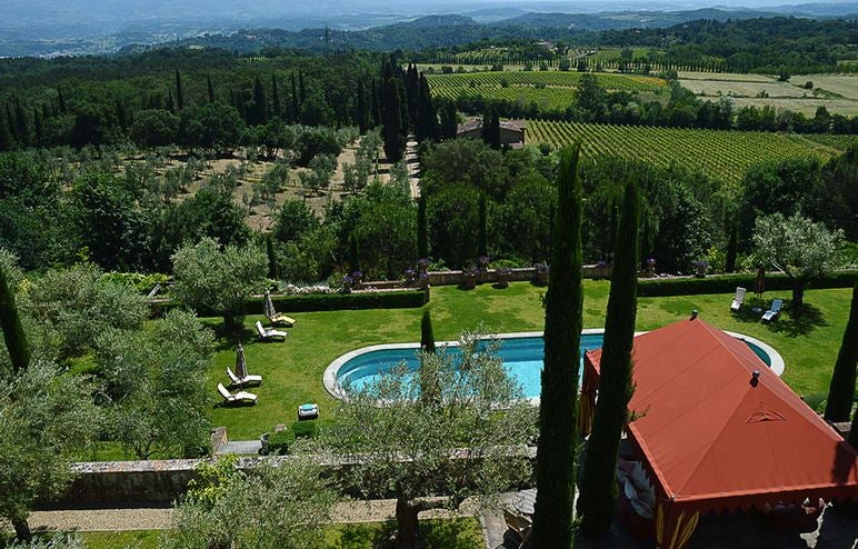 Garden of Il Palagio, Sting and Trudie's Tuscan property