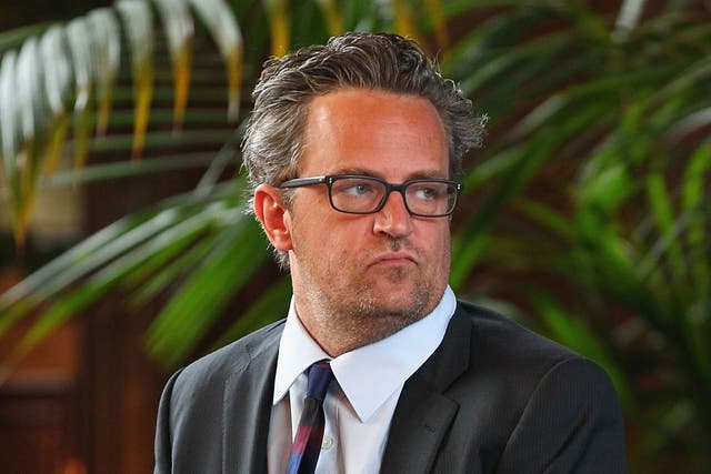 Matthew Perry at a Clinton Global Initiative panel discussion in 2013.
