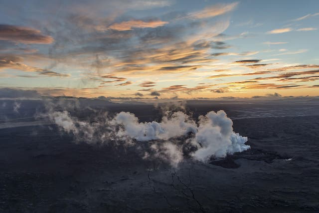 The Bardarbunga volcano in Iceland