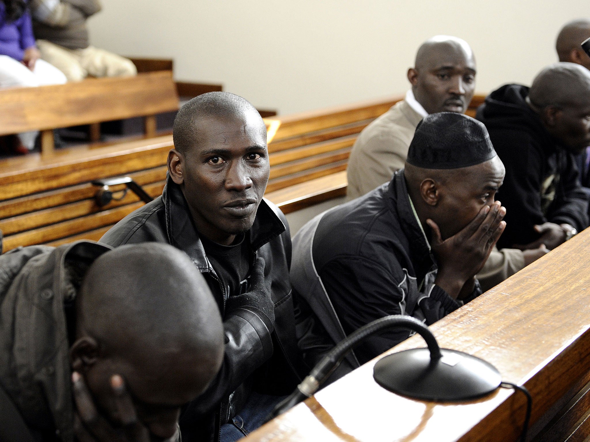 Six men charged with attempting to kill Rwanda’s former army chief Faustin Kayumba Nyamwasa sit in court in Johannesburg. Four of them were convicted of attempted assassination yesterday
