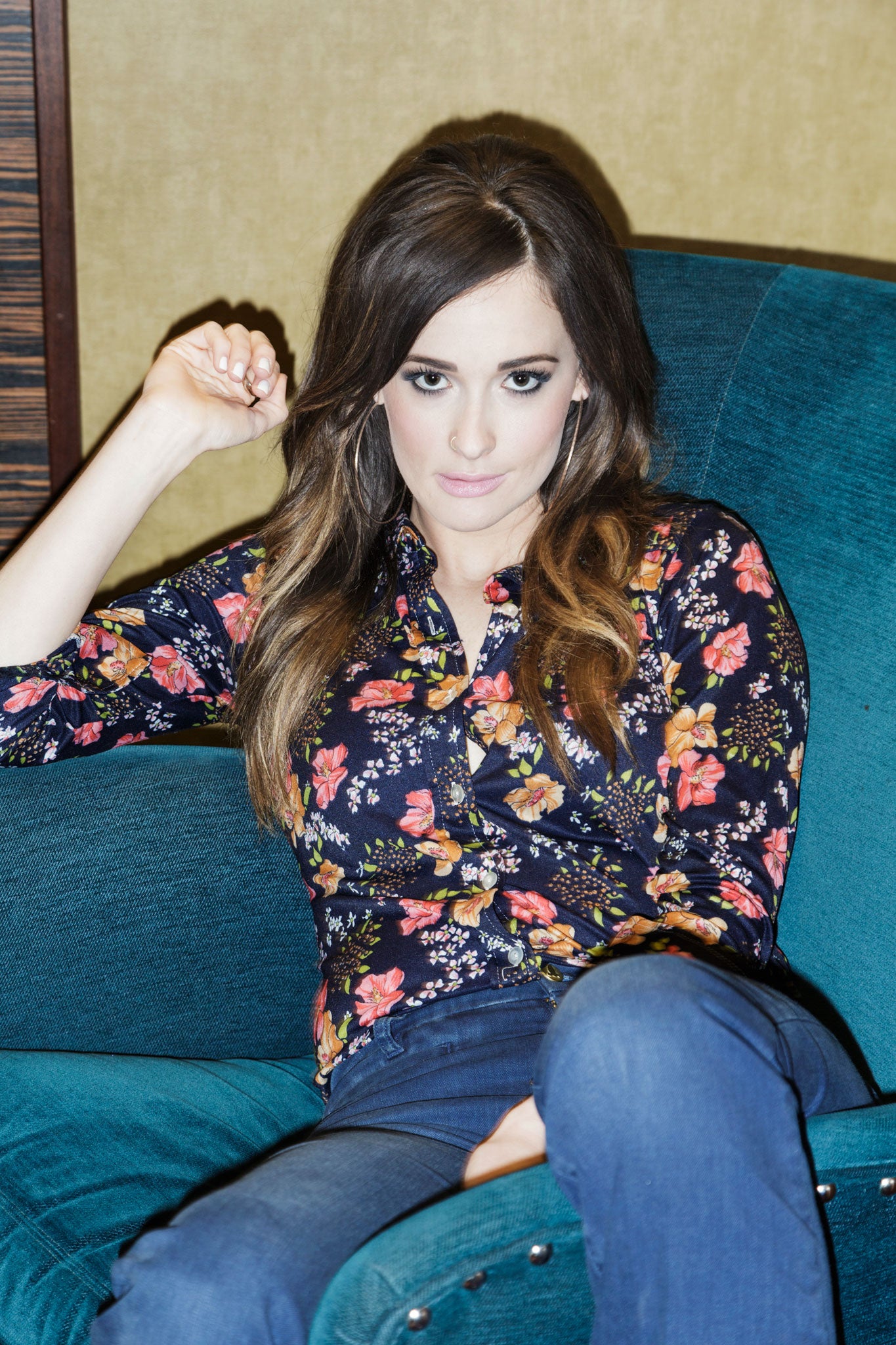 Settled in: Musgraves has made a second home of the UK, where she says fans have taken to the 'sarcasm' in her lyrics