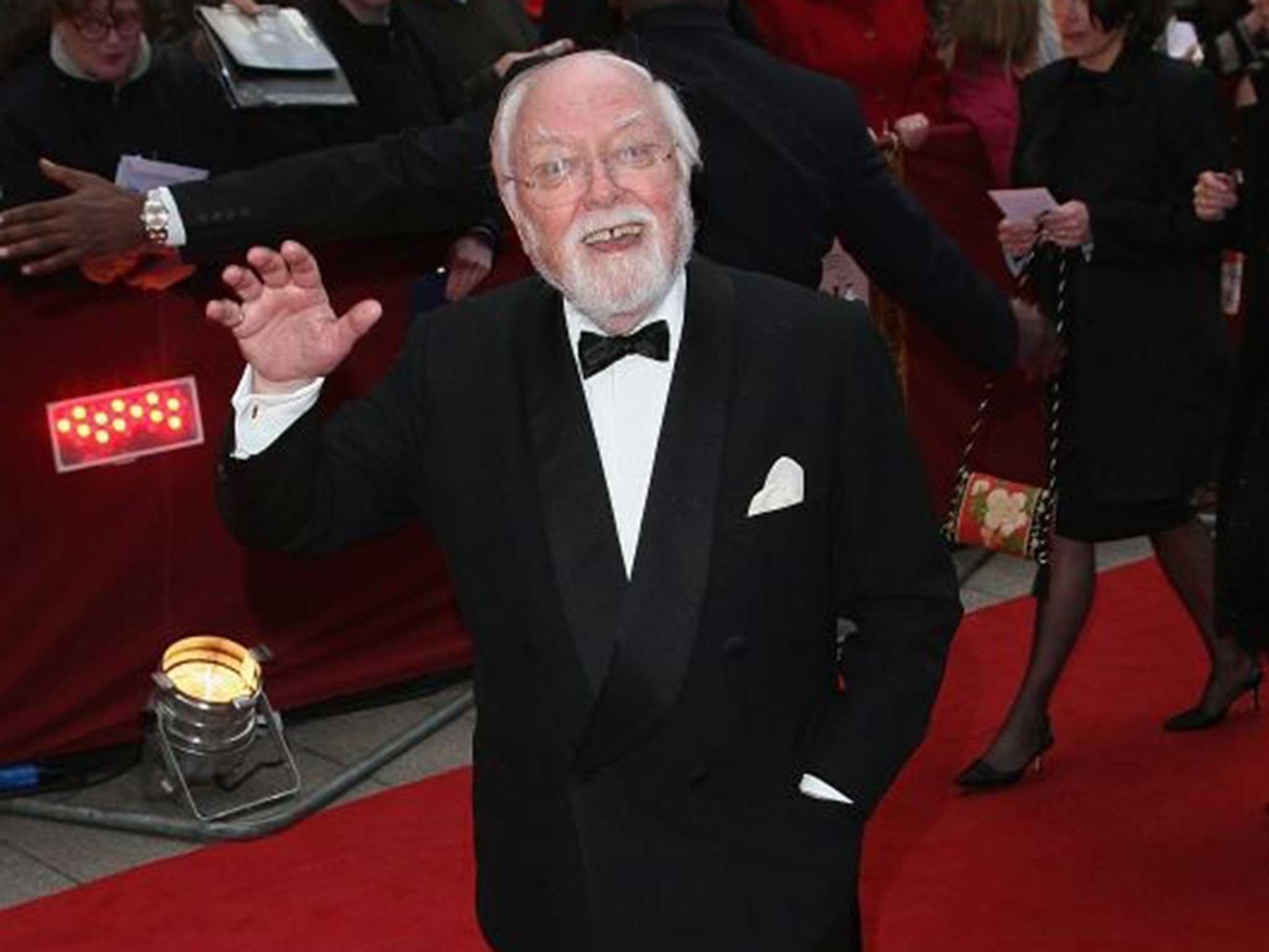 Richard Attenborough, who died on 25 August, attends a film premiere