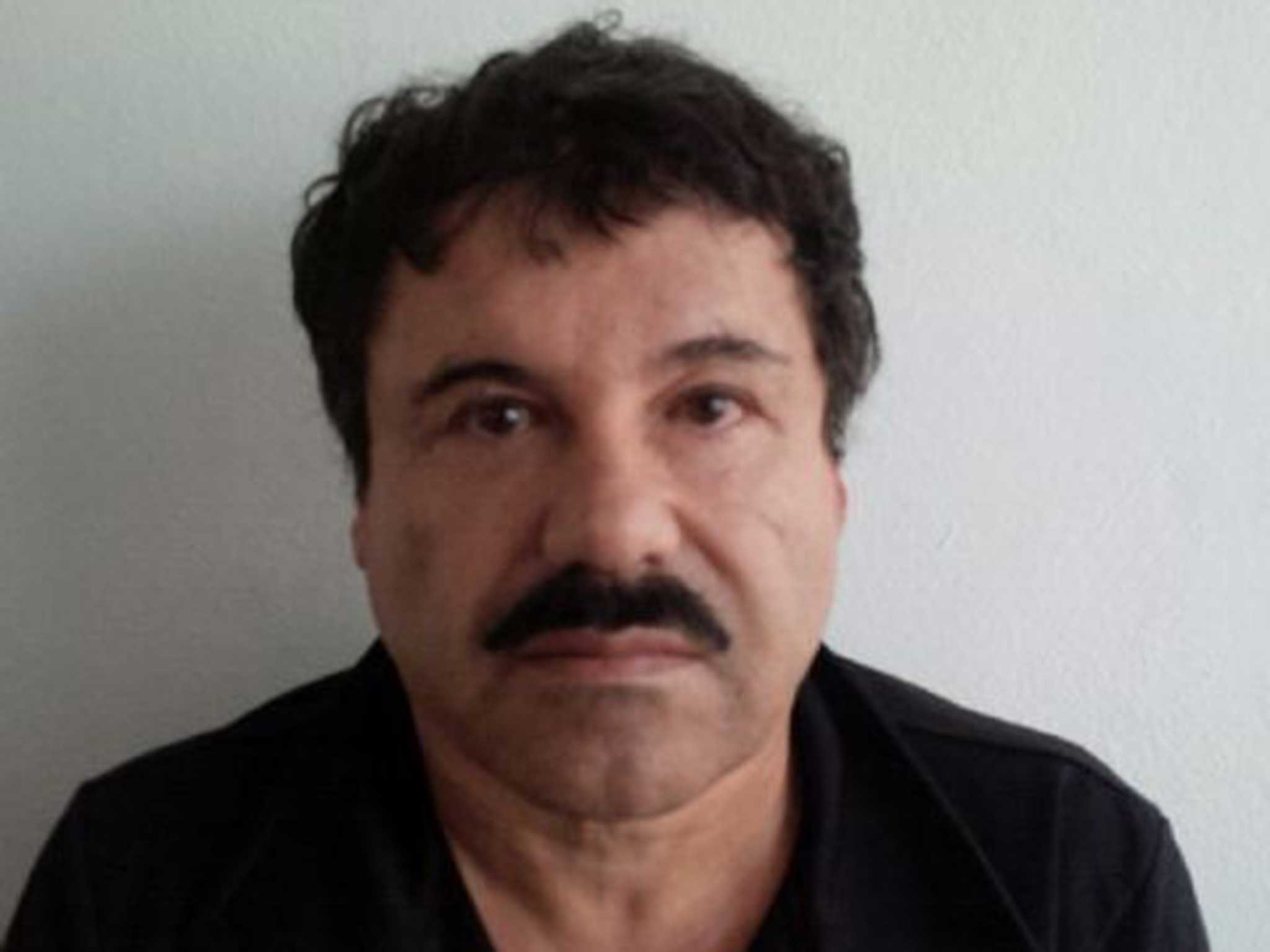 Joaquin ‘El Chapo’ Guzman, 57, after his capture in February this year