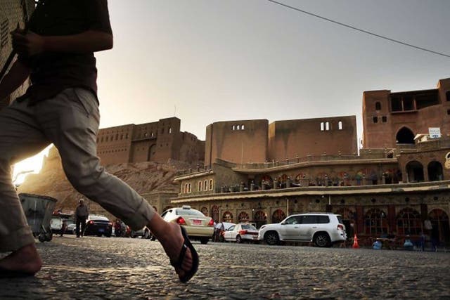 Beaten track: Erbil attracts tourists prepared to ignore Foreign Office advice 