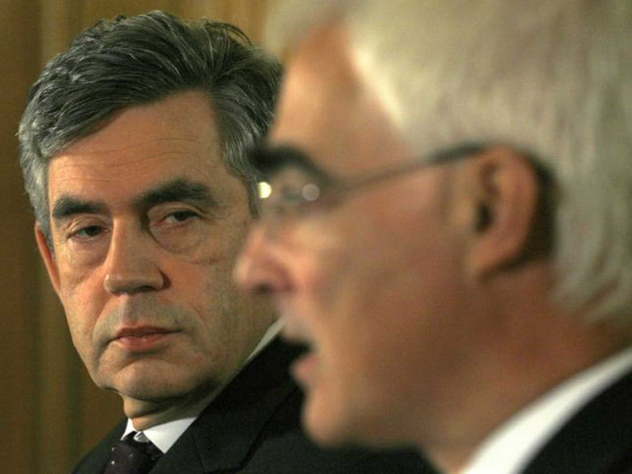 Gordon Brown and Alistair Darling