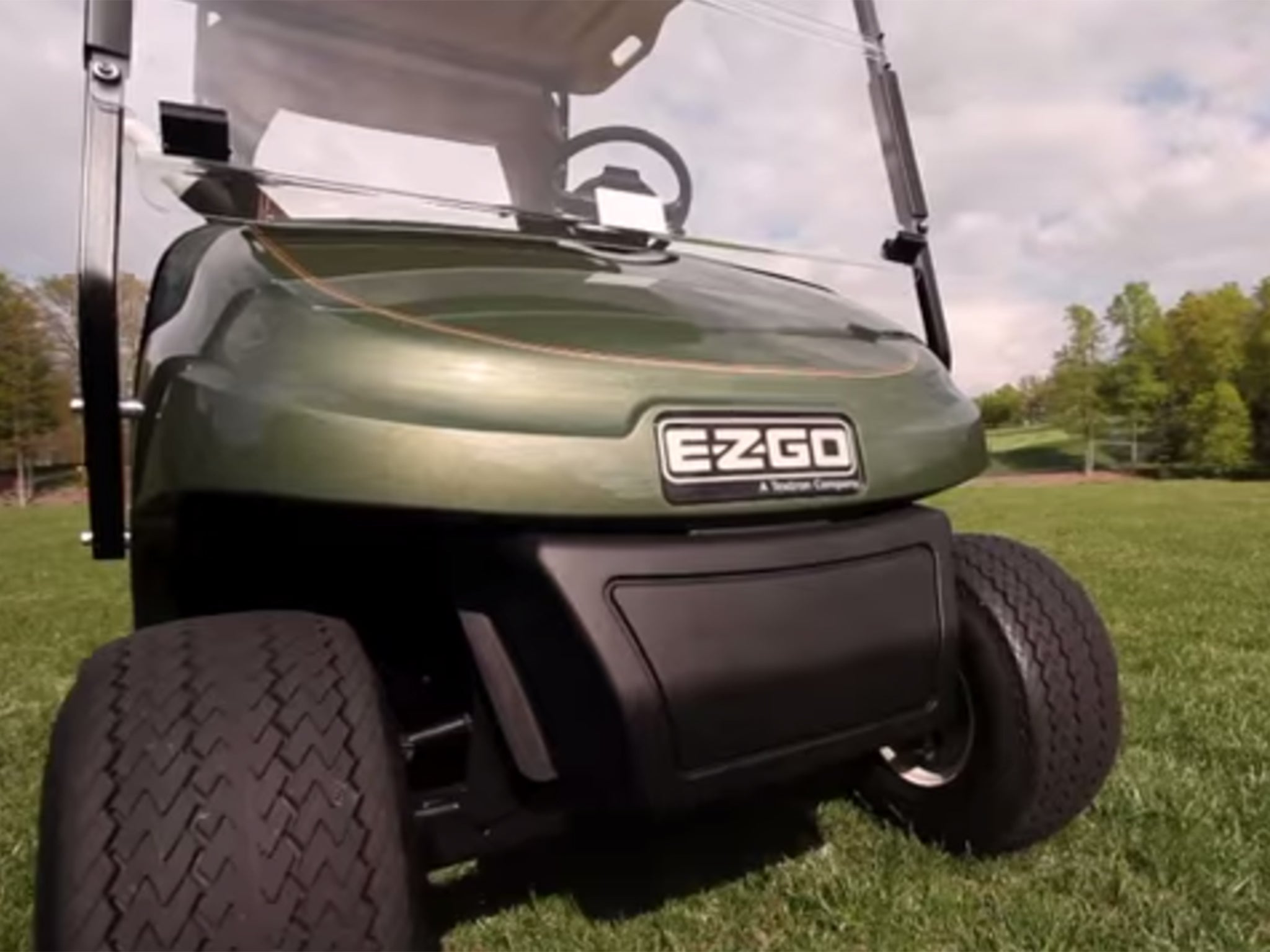 A man has died after three people took a golf cart for a ride while drunk