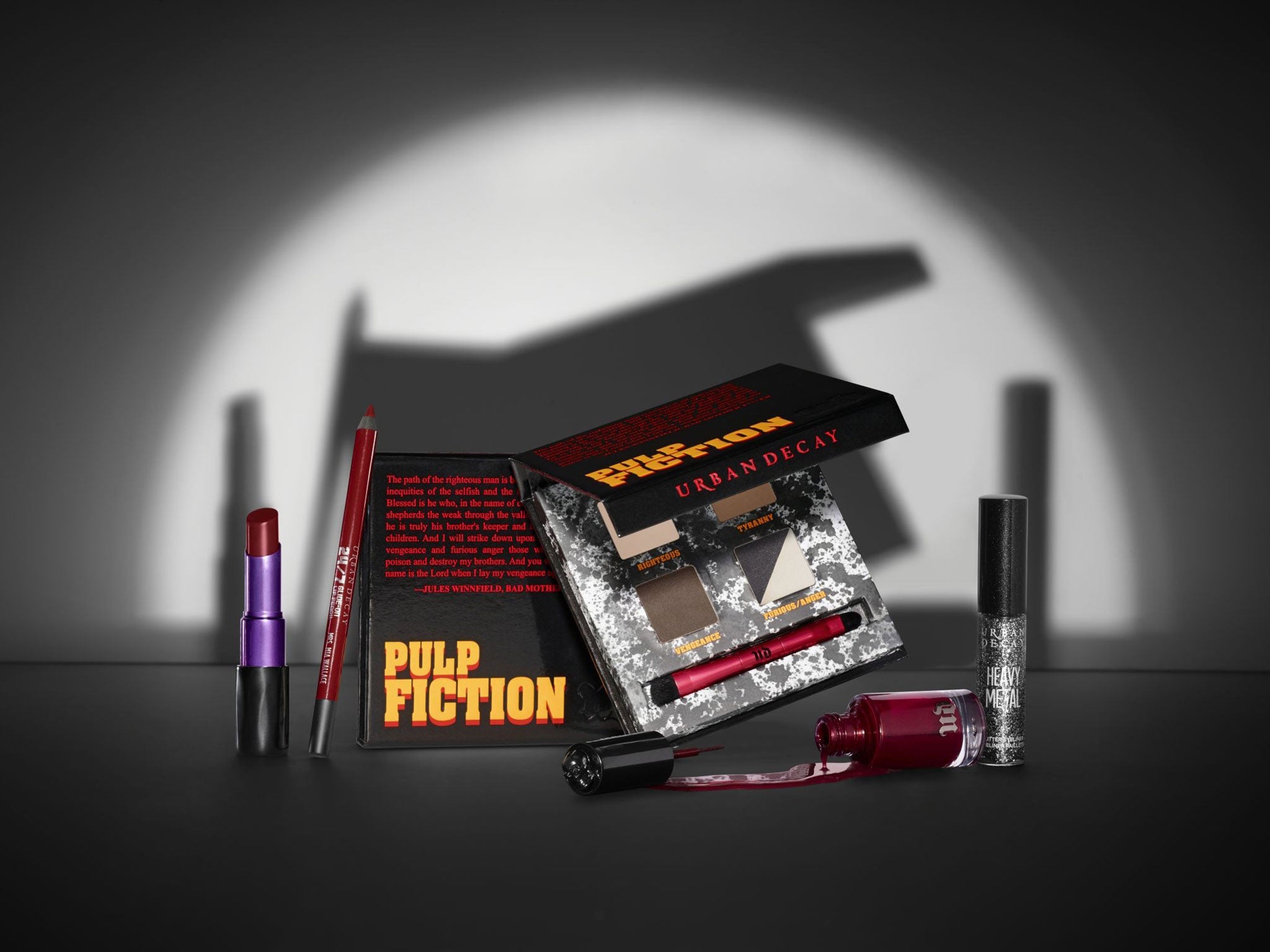 Urban Decay has created a special edition collection dedicated to Pulp Fiction