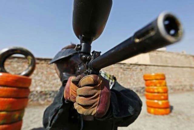 Paintball is one of a small number of leisure activities that have sprung up in Kabul since the fall of the Taliban