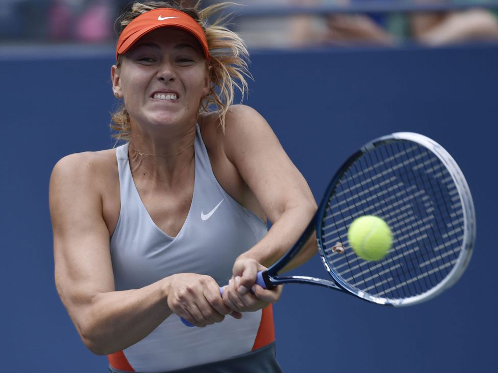 Maria Sharapova was almost driven to distraction by her opponent