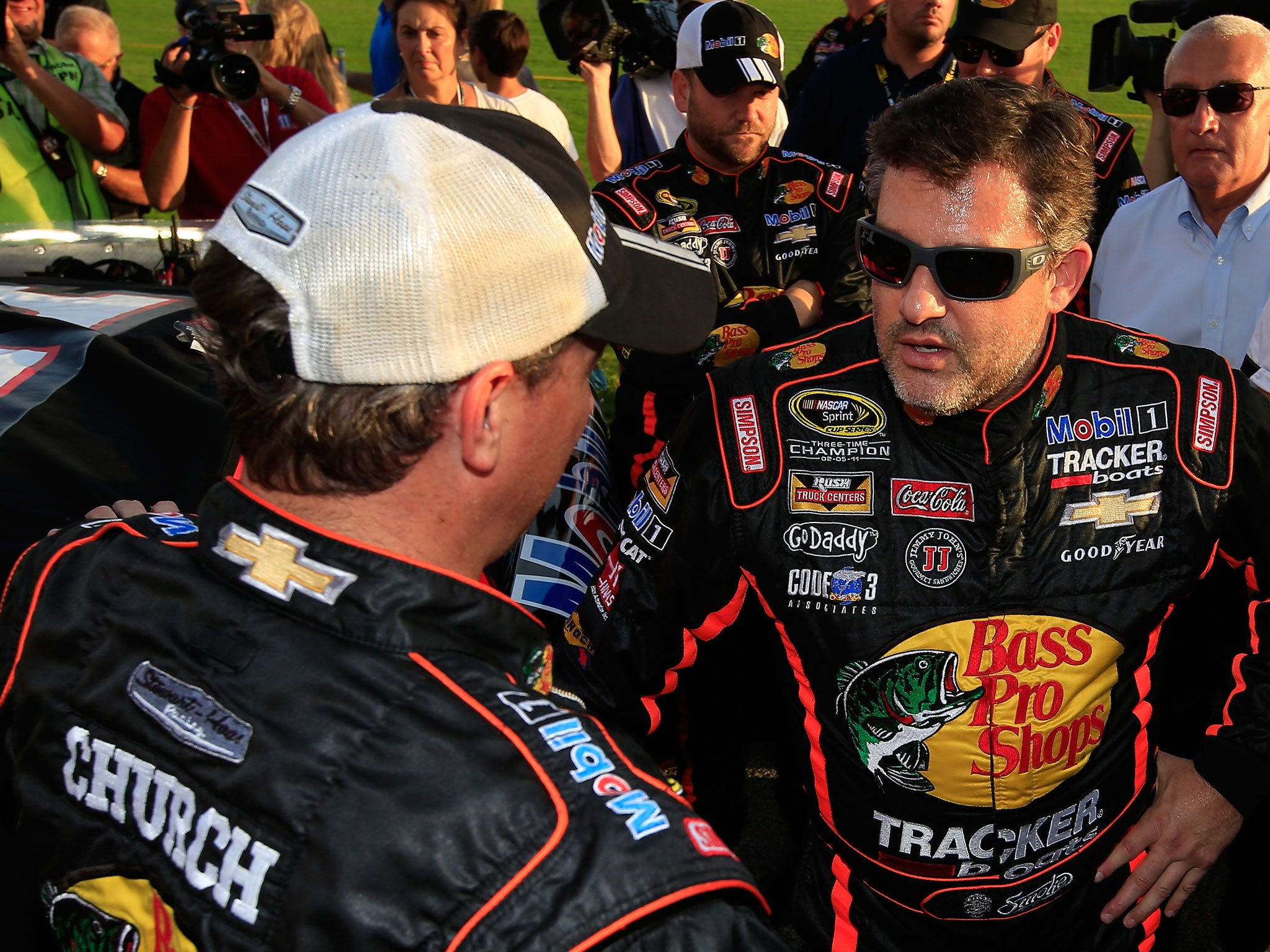 Tony stewart champion shop nascar racing jacket