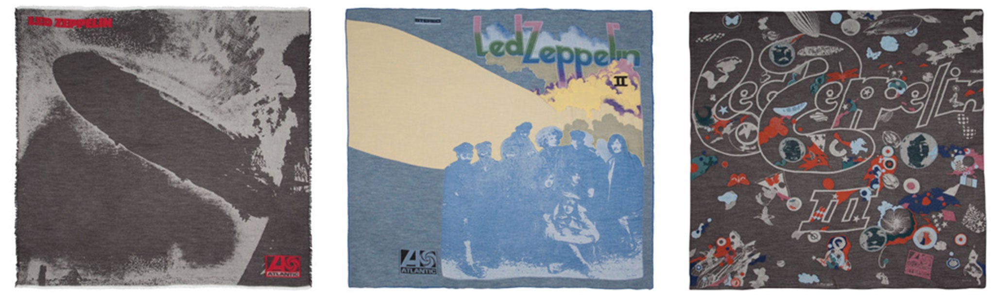 Paul Smith for Led Zeppelin scarves