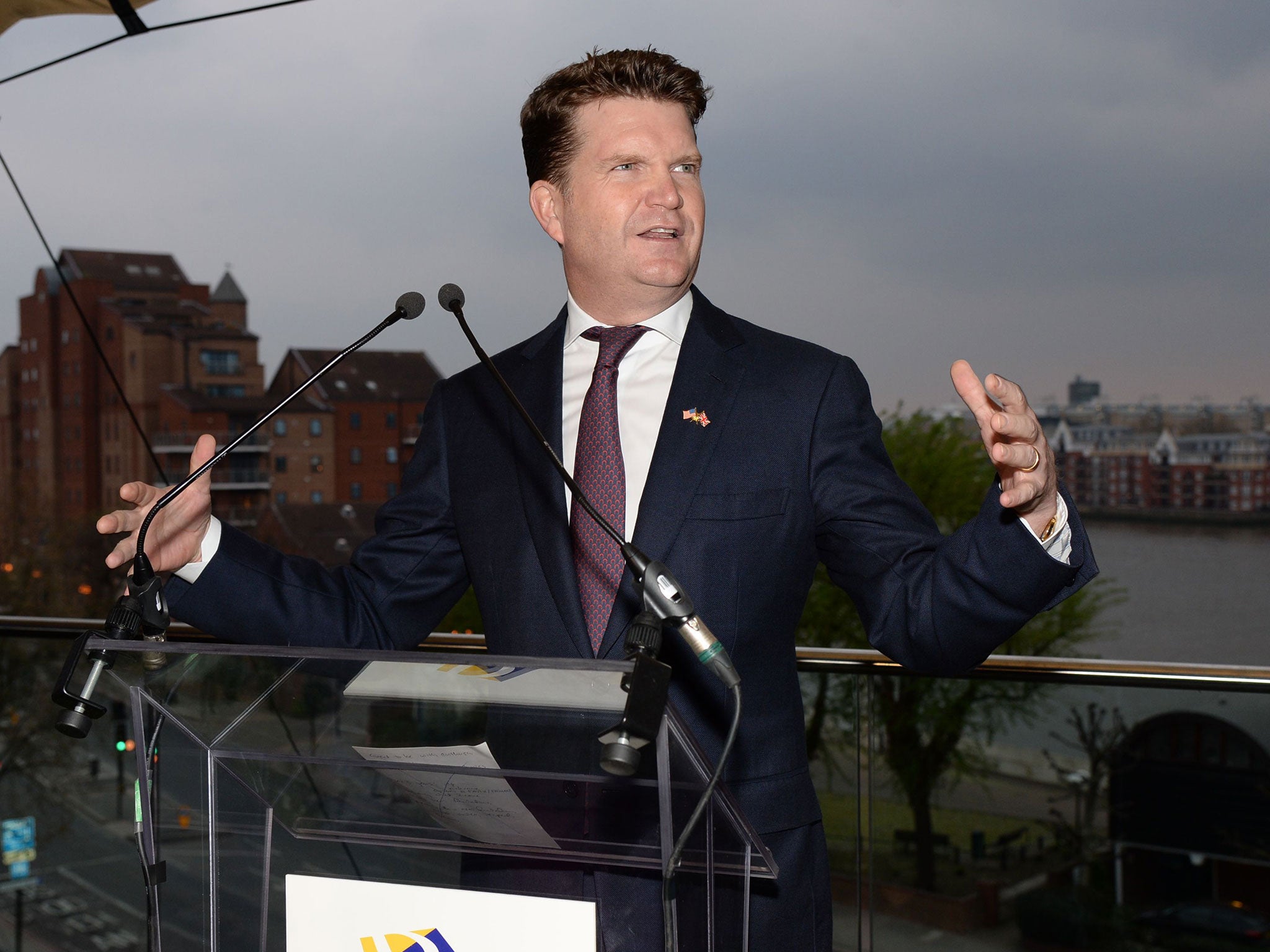Barzun has hosted events at his Regent's Park residence, where fried catfish and corn dog canapés were served