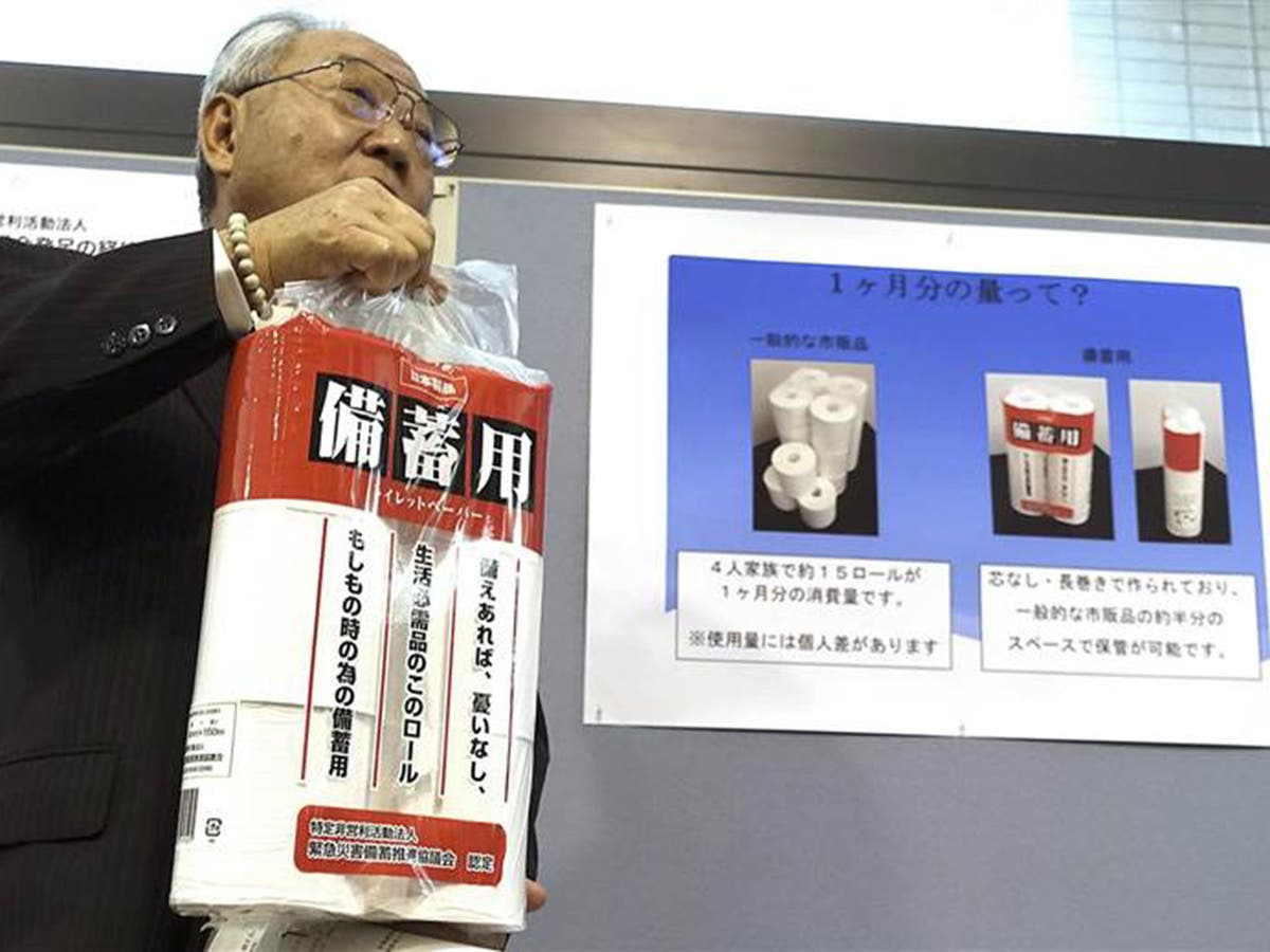 Japan tells people to stock up on toilet paper in case of earthquake