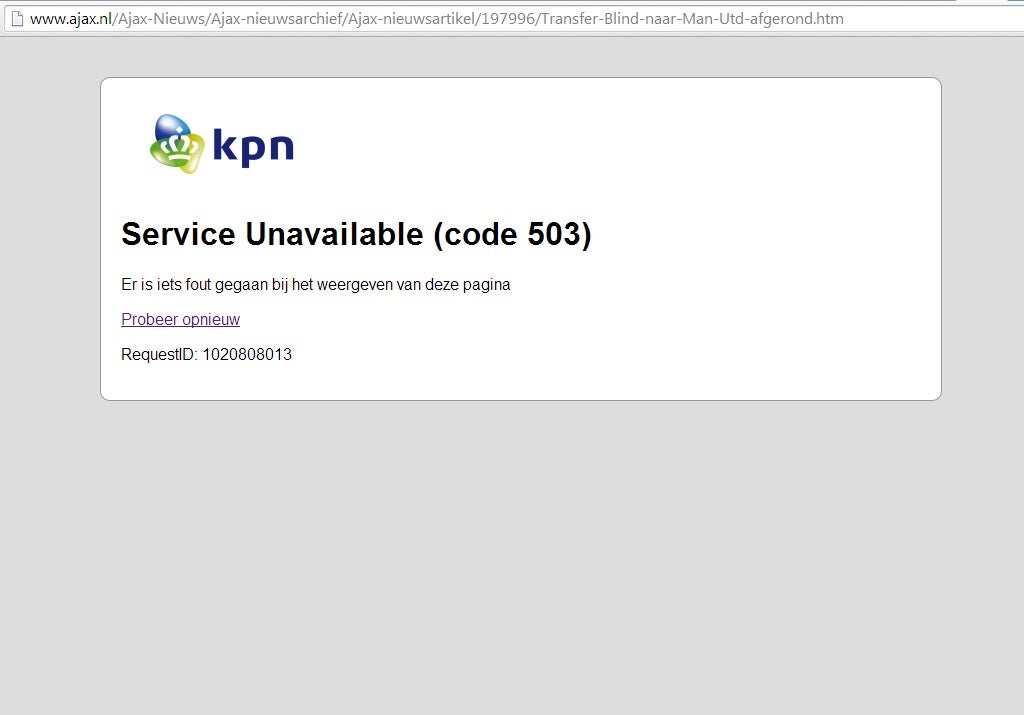 Ajax's website after announcing the deal