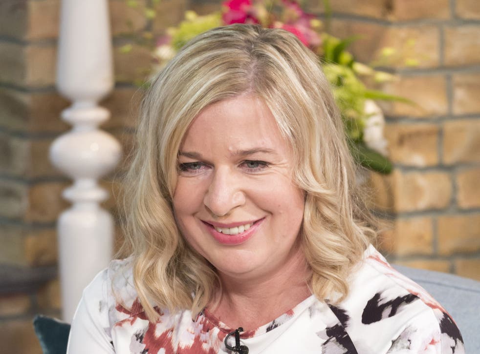 Katie Hopkins appearing on 'This Morning' after she purposefully put on 4 stone. 