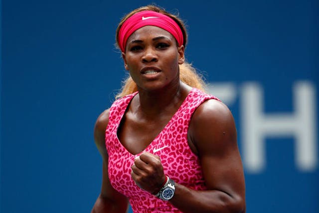 Serena Williams beat Kaia Kanepi 6-3, 6-3 and is the only one of the top nine seeds left in the US Open (Getty)